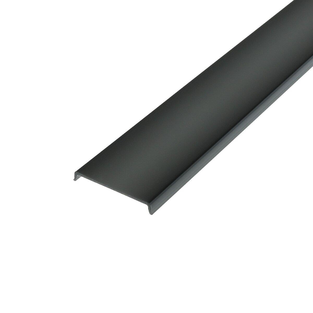Розсіювач для LED профілю чорний BIOM LM-20B, до профілю LP-20AB, LPV-20AB, палиця 2м