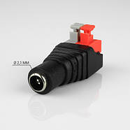 Конектор для світлодіодної стрічки ОЕМ SC-25-FC-2 3,5 мм — мама з затискачами, фото 3