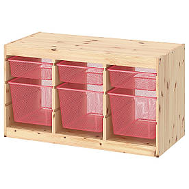 Комод IKEA TROFAST з ящиками (394.808.57)