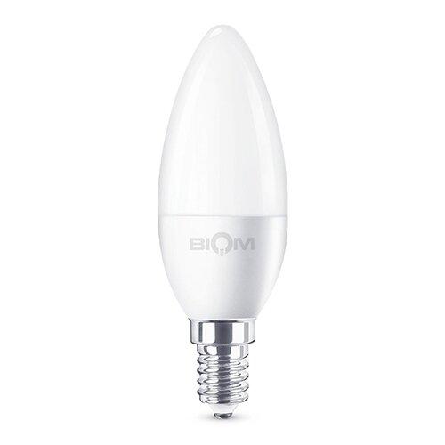 Світлодіодна лампа Biom BT-589 C37 9W E14 4500К матова