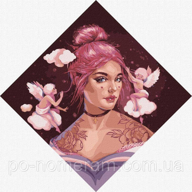 Акційна Картина за номерами Ідейка Маленькі Купідончики ©lesya_nedzelska_art (KHO4997) 40 х 40 см, фото 1