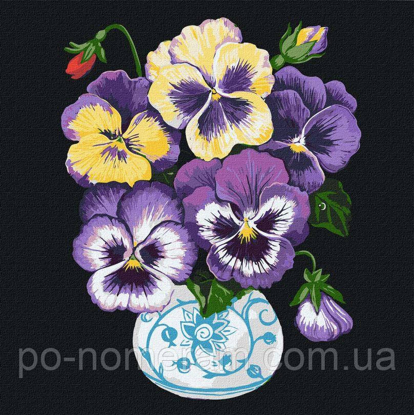 Акційна Розмальовка по номерах Ідейка Братки ©kovtun_olga_art (KHO3218) 40 х 40 см, фото 1