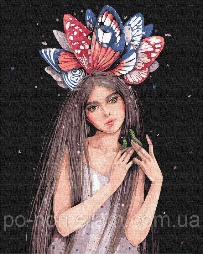Акційна Картина за номерами Ідейка Барви метеликів ©lesya_nedzelska_art (KHO4996) 40 х 50 см, фото 1