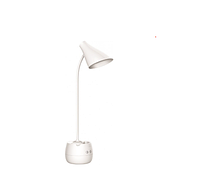Настольная Led-лампа белая 7W + ночник + органайзер 4000К LUXEL