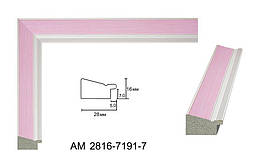 Пластиковий багет для рам AM2816-7191-7