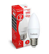 LED лампа С37 9W E27 4000K VARGO, фото 3