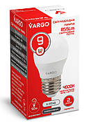 LED лампа G45 9W E27 4000K VARGO, фото 3