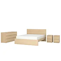Комплект мебели для спальни ИКЕА из 4-х предметов МАЛЬМ (994.951.63)