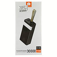 (UA) Power Bank WUW Y108 30000mAh LCD display- чорний