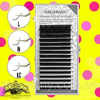 Вії чорні Нагараку чорні Nagaraku mix 16 ліній