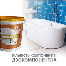 Эмаль для ванн на епоксидній основі Feniks Easy 1.7 м, фото 4