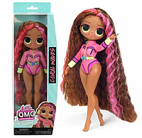 Кукла LOL OMG Swim Coral Waves doll Лол Омг Пляжная серия Свим Коралл кукла