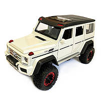 Машинка металева Mercedes Gelandewagen «AutoExpert» Мерседес Гелендваген джип білий звук світло 19*7*9 см (GT-1008), фото 3