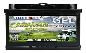 Акумулятор гелевий Electronicx Caravan 110ah 12v Deep cycle