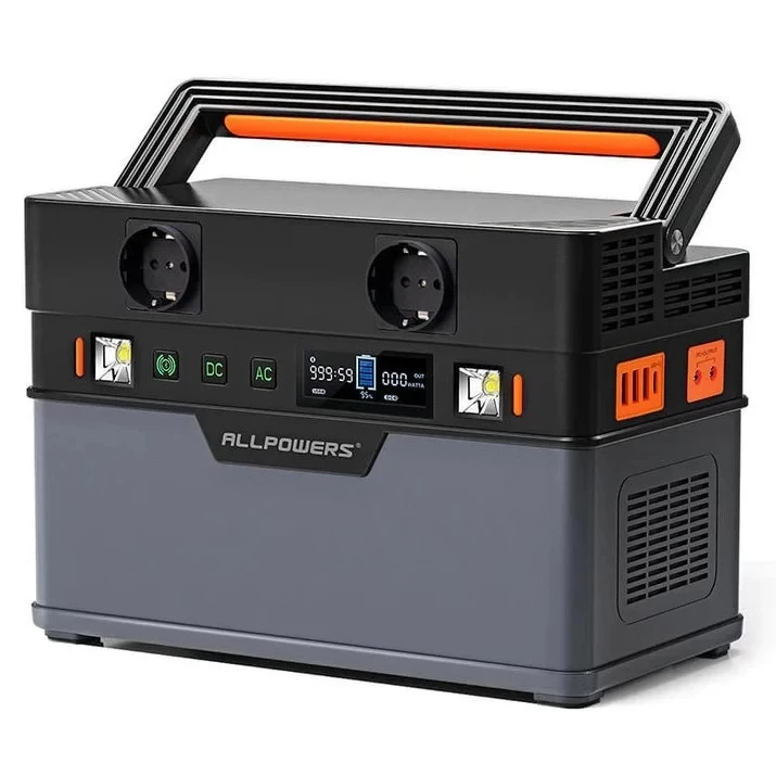 Зарядна станція Allpowers S700 606Wh/164000mAh/700W, power bank з розеткою 220V — Без сон. панелі
