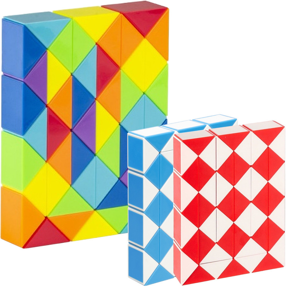 Кубик-рубик "Змійка" EQY562 (асортимент кольорів), Toyman