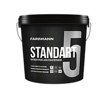 Farbmann Standart 5 — матова фарба для стін і стель (База A), 0,9 л