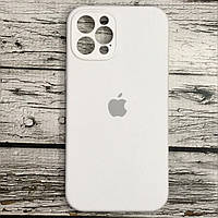 Чехол для iPhone 12 Pro 6.1"- Silicon Case Full Camera Protective №10 белый