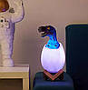 RGB 3D Dinosaur Настільна акумуляторна LED-лампа "Динозаврик у яйці" з пультом ДК Нічник, фото 7