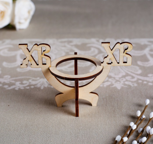 Великоднє яйце ХВ 110х70х75мм, фото 1