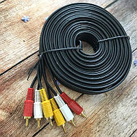 Кабель 3RCA/3RCA (10м)