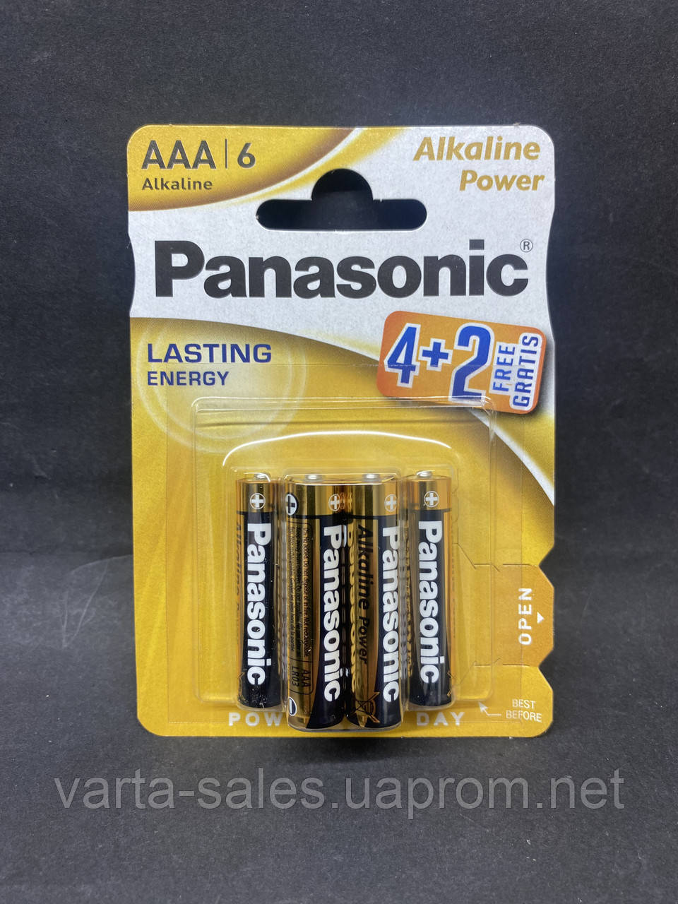 Батарейки Panasonic Alkaline Power AAA/LR03 BL6