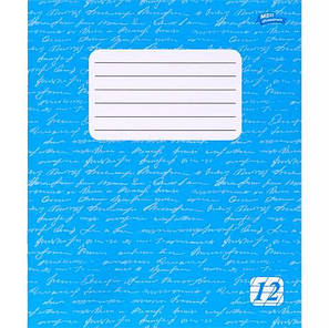 Зошит ДЕЛЬТА 12 аркушів "Мрiя" коса з доп.лініей MZOPT, фото 2