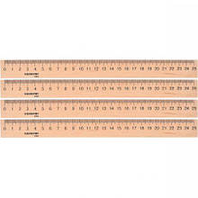 Лінійка 25 см, дерев'яна MZOPT