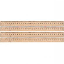 Лінійка 30 см, дерев'яна MZOPT