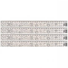 Лінійка 30 см, пластикова "Геометрія" MZOPT