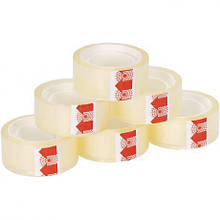 Скотч прозорий канцелярський 20*18мм (8 бобін) MZOPT