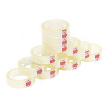 Скотч прозорий канцелярський 20*12мм (12 бобін) MZOPT