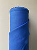 Сорочково-платтєва лляна тканина кольору електрик, колір 1318/579, фото 2