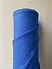 Сорочково-платтєва лляна тканина кольору електрик, колір 1318/579, фото 4