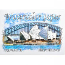 Альбом-планшет для акварелі клеєний 20 арк., 200 г/м A4 MZOPT