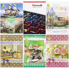 Блокнот А6 Коленкор 144 листа, тверда обкладинка MZOPT