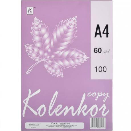 Папір "Коленкор" А4 100 аркушів, 60г/м2 офсет "Офісна" B100OF MZOPT, фото 1