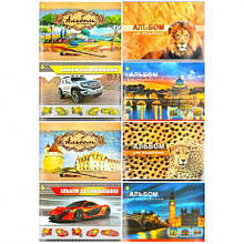 Альбом А4 12 аркушів 120(100)г/м², скоба MZOPT