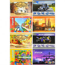 Альбом А4 20 аркушів 120(100)г/м², скоба MZOPT