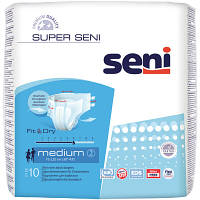 Подгузники для взрослых Seni Super Medium 10 шт (5900516691189) - Топ Продаж!
