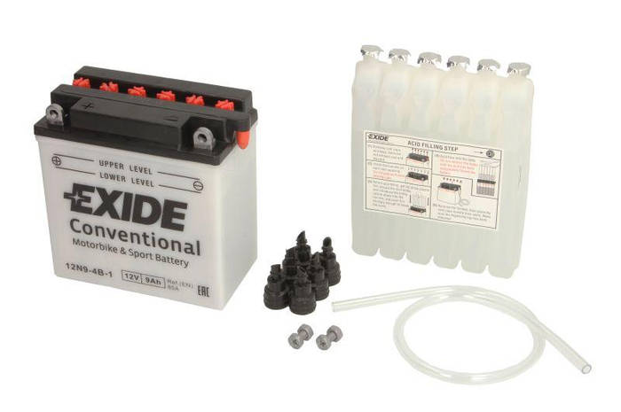 Купити Аккумулятор 9Ah-12v Exide (12N9-4B-1) (135х75х139) L, EN85 ...