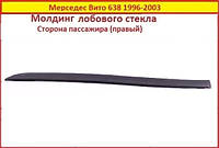 Накладка стійки молдинг лобового скла Віто 638 Мерседес правий