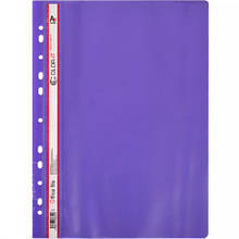 Швидкозшивач А4 "C" пластиковий фіолетовий 69852 MZOPT