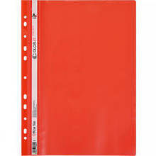 Швидкозшивач А4 "C" пластиковий червоний 69852 MZOPT