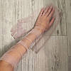 Довгі перчатки в сітку , Бордовий  (0042), фото 5