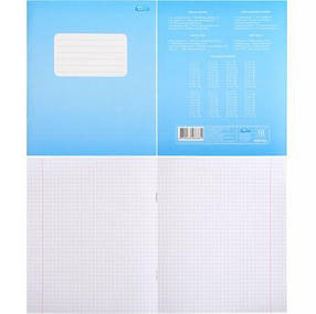 Зошит 18 аркуша "Квітка" клітинка MZOPT, фото 1