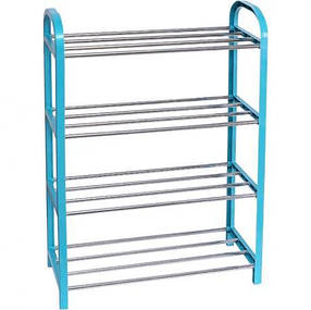 Підставка для взуття 4-х ярусна кольорова, 60*18*41 см см Х2-263 MZOPT, фото 2