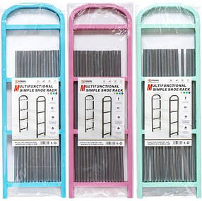 Підставка для взуття 4-х ярусна кольорова, 60*18*41 см см Х2-263 MZOPT, фото 3