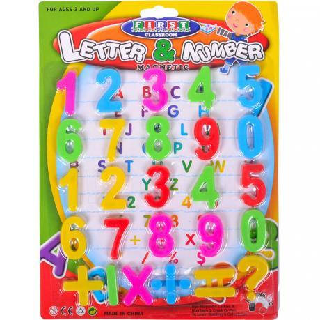 Цифри і знаки на магніті великі 8202, 20,5*28,5см MZOPT, фото 1