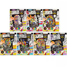 Набір оксамитові розмальовки фломастерами «Velvet» VLV-01-01-10 MZOPT